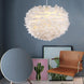 Feather Pendant Lights Modern Pandant Lamp Nordic Design Romantic Kitchen Dining Room HangLamp Feather Hanging Light Fixture|Pendant Lights| - Frontier General Hardware