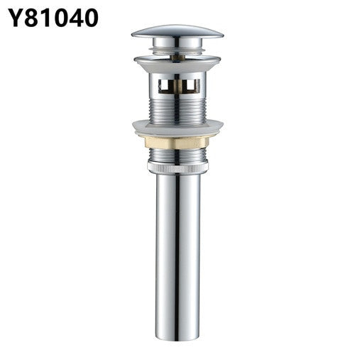 Frap Basin Sink Pop Up Drain Brass Waterlet Drains With Overflow Hole Vanity Waste Drainer 8 Colors Bathroom accessories Y81033|Bath Hardware Sets - Frontier General Hardware