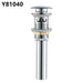 Frap Basin Sink Pop Up Drain Brass Waterlet Drains With Overflow Hole Vanity Waste Drainer 8 Colors Bathroom accessories Y81033|Bath Hardware Sets - Frontier General Hardware