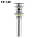Frap Basin Sink Pop Up Drain Brass Waterlet Drains With Overflow Hole Vanity Waste Drainer 8 Colors Bathroom accessories Y81033|Bath Hardware Sets - Frontier General Hardware
