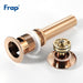 Frap Basin Sink Pop Up Drain Brass Waterlet Drains With Overflow Hole Vanity Waste Drainer 8 Colors Bathroom accessories Y81033|Bath Hardware Sets - Frontier General Hardware