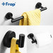 Frap Bath Hardware Sets Black Stainless steel modern bathroom shelf towel bar robe hooks toilet paper holder 3 color Y15003|Bath Hardware Sets - Frontier General Hardware