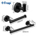 Frap Bath Hardware Sets Black Stainless steel modern bathroom shelf towel bar robe hooks toilet paper holder 3 color Y15003|Bath Hardware Sets - Frontier General Hardware