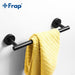 Frap Bath Hardware Sets Black Stainless steel modern bathroom shelf towel bar robe hooks toilet paper holder 3 color Y15003|Bath Hardware Sets - Frontier General Hardware
