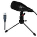 Freeboss CM 03 Recording Cardioid Electret Condenser USB Computer Microphone With Tripod for Podcast Computer laptop PC Record|Microphones