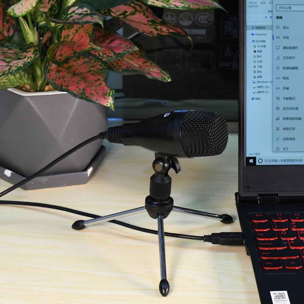 Freeboss CM 03 Recording Cardioid Electret Condenser USB Computer Microphone With Tripod for Podcast Computer laptop PC Record|Microphones