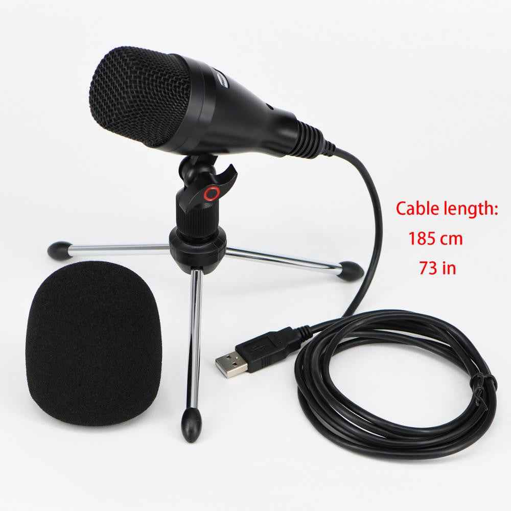 Freeboss CM 03 Recording Cardioid Electret Condenser USB Computer Microphone With Tripod for Podcast Computer laptop PC Record|Microphones