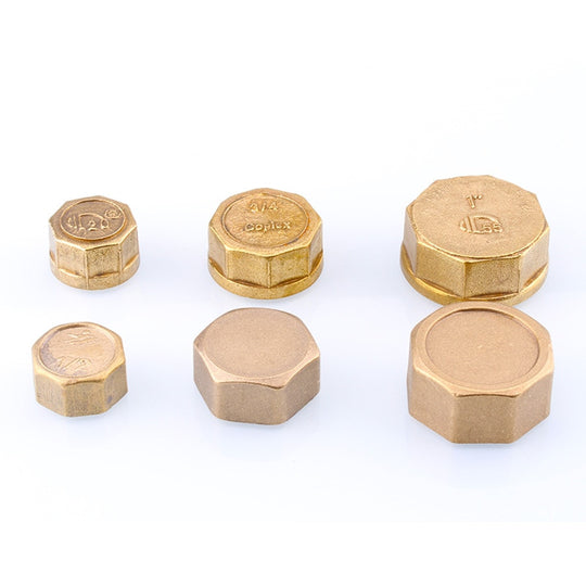 Brass BSP Female Thread Pipe Plug Hex Head Stopper End Cap Fitting For Plumbing G1 Quarter To G2 Size Range Frontier General Hardware