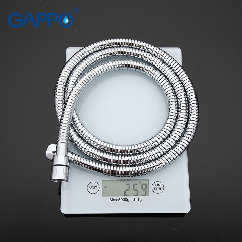 GAPPO 1set High Quality 1.5m Stainless Steel Flexible Shower hose plumbing hose Bathroom Accessories water pipe G46|flexible shower hose|shower hoseplumbing hose - Frontier General Hardware