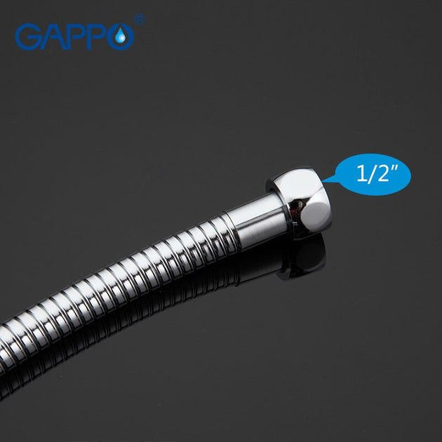 GAPPO 1set High Quality 1.5m Stainless Steel Flexible Shower hose plumbing hose Bathroom Accessories water pipe G46|flexible shower hose|shower hoseplumbing hose - Frontier General Hardware