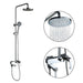 GAPPO Shower System bathroom shower faucet tap bath mixer bathtub faucet set waterfall shower set chrome rain shower head|Shower System| - Frontier General Hardware