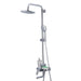 GAPPO Shower System bathroom shower faucet tap bath mixer bathtub faucet set waterfall shower set chrome rain shower head|Shower System| - Frontier General Hardware