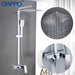 GAPPO Shower System bathroom shower faucet tap bath mixer bathtub faucet set waterfall shower set chrome rain shower head|Shower System| - Frontier General Hardware