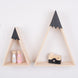 GIANTEX 2pcs/set Home Decor Nordic Style For Baby Room decor Wall Shelf Wood Snow Mountain Shelf Floating Shelf For Kids Room|Decorative Shelves| - Frontier General Hardware