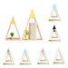 GIANTEX 2pcs/set Home Decor Nordic Style For Baby Room decor Wall Shelf Wood Snow Mountain Shelf Floating Shelf For Kids Room|Decorative Shelves| - Frontier General Hardware