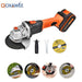 GOXAWEE Electric Cordless Angle Grinder 20V Rechargeable Lithium Battery 4000mAh Grinding Machine Power Tools For Cutting Metal|Grinders