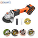 GOXAWEE Electric Cordless Angle Grinder 20V Rechargeable Lithium Battery 4000mAh Grinding Machine Power Tools For Cutting Metal|Grinders