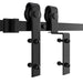 Gifsin Bypass Sliding Barn Door Hardware Track Bent Hanger Bypassing System 4 9.6FT|Doors