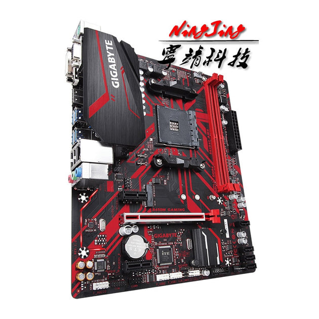 Gigabyte GA B450M GAMING (rev. 1.0) AMD B450 /2 DDR4 DIMM /M.2 /USB3.1 /Micro ATX /New / Max 32G Double Channel AM4 Motherboard|Motherboards - Frontier General Hardware
