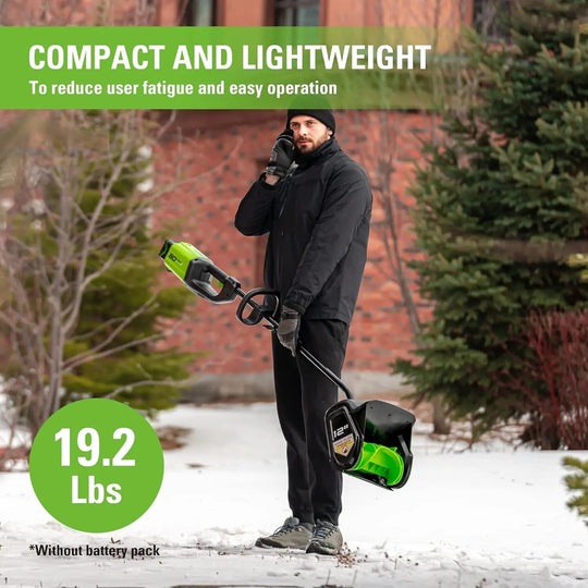 Greenworks 80V 12” Brushless Cordless Snow Shovel, Battery and Charger Not Included Frontier General Hardware