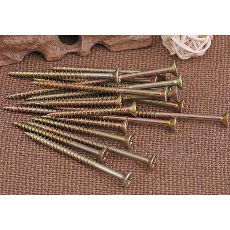 GuHua Cross Countersunk Head Self Tapping Wood Screws KA Philip's Flat Head Screw Hardened Tip Drywall Screw Nail M5 10Pcs|Screws