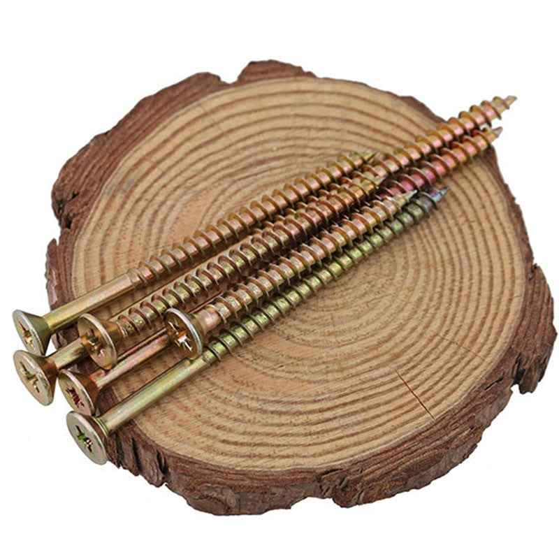 GuHua Cross Countersunk Head Self Tapping Wood Screws KA Philip's Flat Head Screw Hardened Tip Drywall Screw Nail M5 10Pcs|Screws