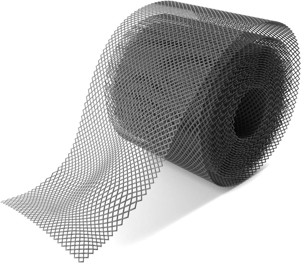 Gutter Guard Mesh 20 Ft X 6In Black Plastic Gutters Cover gutter leaf guard Easy Install|Grates - Frontier General Hardware
