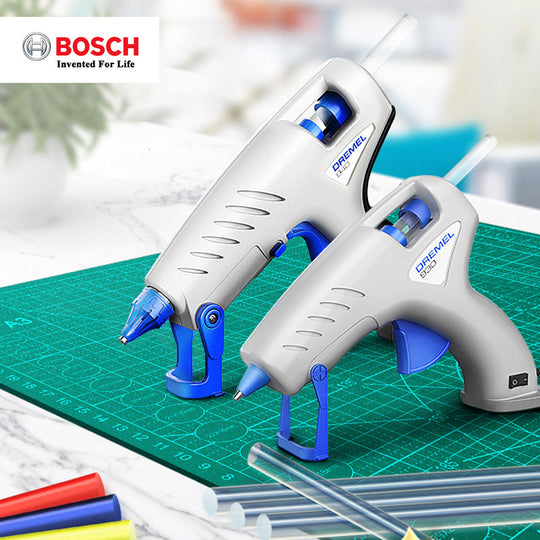 Bosch Dremel Hot Melt Glue Gun Model 930 940 High Temp Dual Voltage 100V To 240V With Premium Glue Sticks DIY Tools Frontier General Hardware