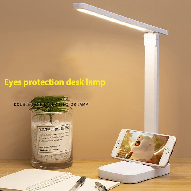 LED Touch Desk Lamp With Eye Protection Dimmable USB Rechargeable Light For Dorm Room And Bedroom Reading Frontier General Hardware