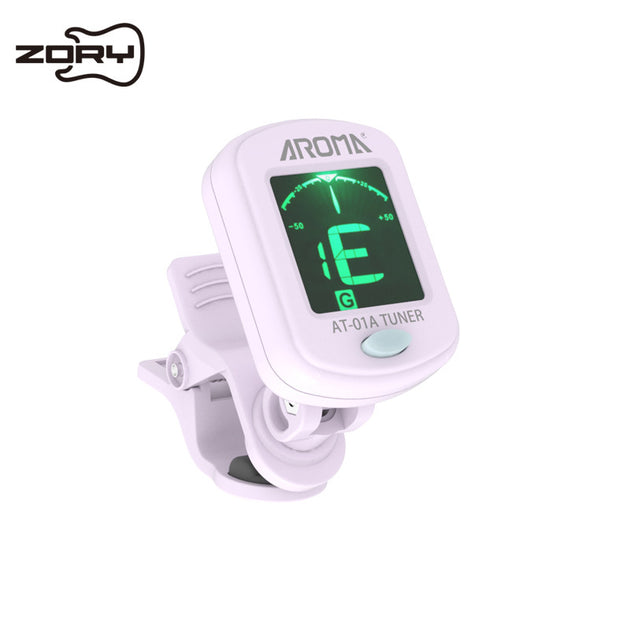 Aroma AT01A Colorful Clip On Guitar Tuner With Rotatable LCD Display For Acoustic Guitar Bass Ukulele Violin Frontier General Hardware