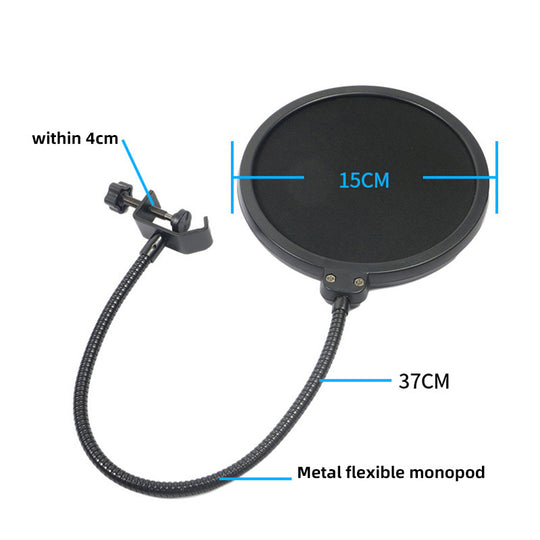 Foldable Desktop Microphone Mount With Bracket For Stands And Tripod For Live Streaming And Video Bloggers Frontier General Hardware