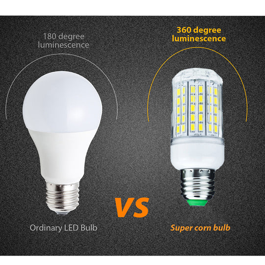 LED Corn Light Bulbs E27 E14 7W DC12V DC24V 360 Degree Beam Neutral White Warm White Cool White Screw Base Frontier General Hardware