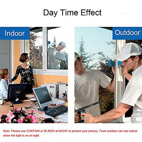 Mirror Blocking Light Privacy Window Tint Film Anti UV One Way Glass Reflective Window Film For Heat Control Frontier General Hardware