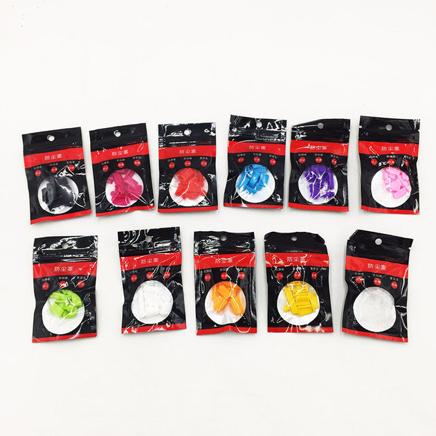 16Pcs Set Colorful Silicone Anti Dust Plug Covers for Laptop USB VGA Ports Dustproof Computer Accessories Frontier General Hardware