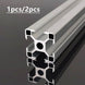 CNC aluminum profile 3030 aluminum profile extrusion 100mm-1000mm EU standard 3D printer parts anode wire guide aluminum profile Frontier General Hardware