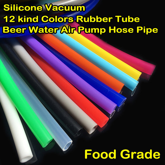 Food Grade Flexible Silicone Rubber Tube 1 Meter 2mm To 4mm Colorful Soft Clear Water Milk Beer Air Pump Hose Frontier General Hardware