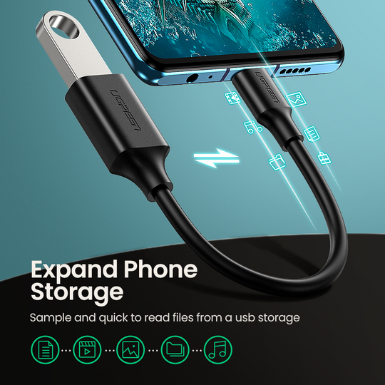 Ugreen USB C To USB 3.0 OTG Adapter Type C Male To USB A Female Cable For MacBook Pro Samsung Galaxy Frontier General Hardware