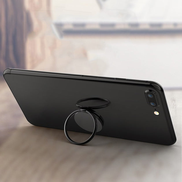 360 Degree Rotatable Magnetic Phone Holder Finger Ring Stand for Smartphones and Magnetic Mounts Frontier General Hardware