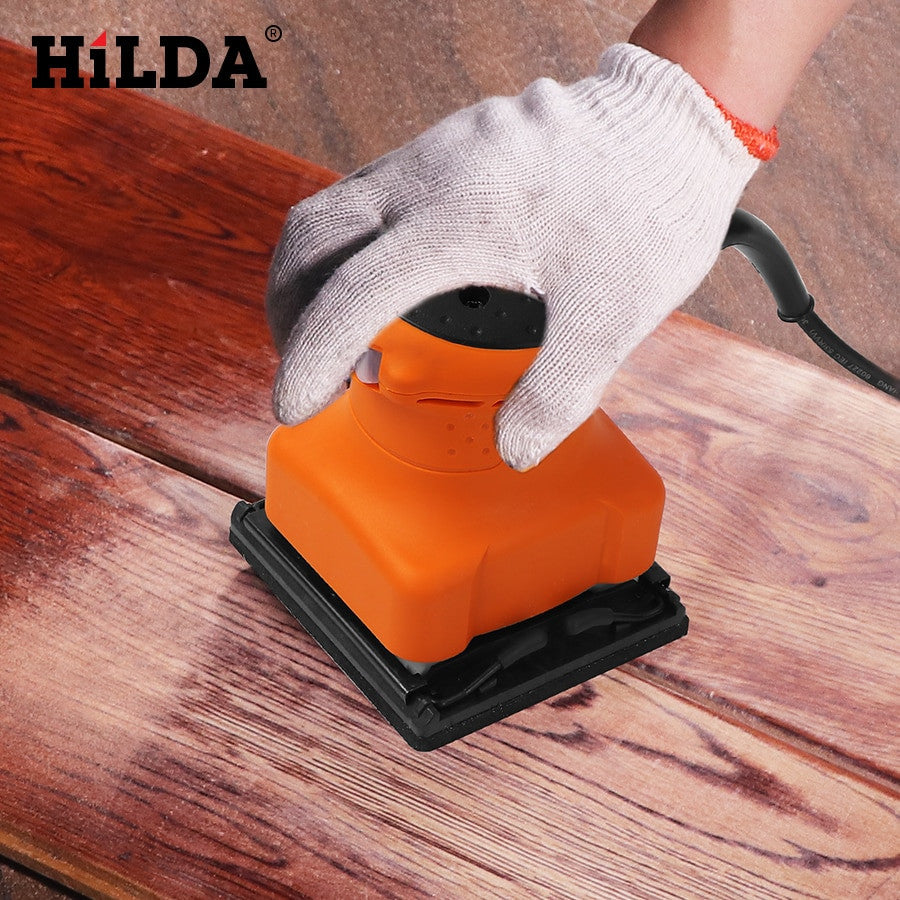 HILDA Wall Grinding Machine Flat Sander Small Electric Tools For Woodworking Polishing With Sandpaper|Sanders| - Frontier General Hardware
