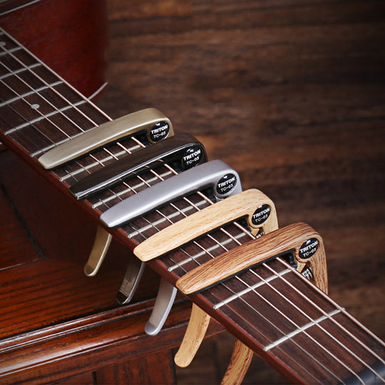 Metal Guitar Capo Aluminum Alloy Tuner Clamp Key Trigger for Acoustic and Electric Guitars and Ukulele Frontier General Hardware