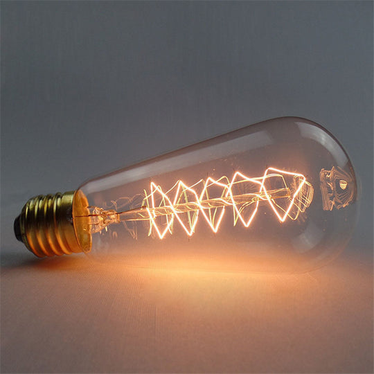 LED Filament Edison Bulb ST64 Dimmable 40W E26 E27 Warm White Decorative Vintage Lighting Incandescent Look Frontier General Hardware