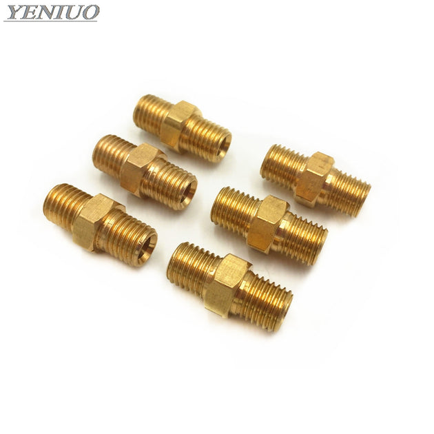 Double Male Thread Joint For Tubing And Lubrication Pumps Distributor Double Pipe Fitting M8x1 M10x1 Frontier General Hardware