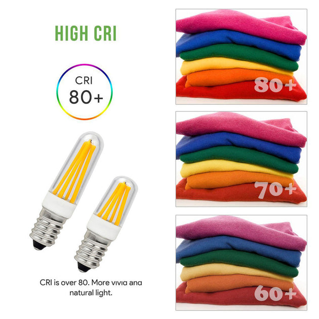 Ultra Bright E12 E14 LED Filament Bulb 360 Degree AC110V 220V 2W 4W Replace Halogen 40W Chandelier Lights Frontier General Hardware