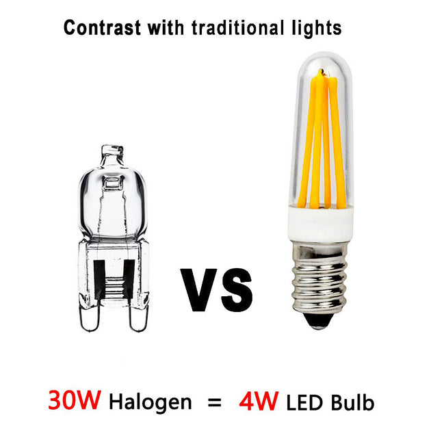 Ultra Bright E12 E14 LED Filament Bulb 360 Degree AC110V 220V 2W 4W Replace Halogen 40W Chandelier Lights Frontier General Hardware