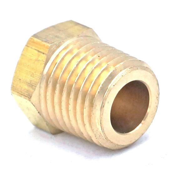 1/8" 1/4" 3/8" 1/2" 3/4" NPT Male Hex End Cap Plug Brass Pipe Fitting Connector Adapter Water Gas Oil Fuel Frontier General Hardware
