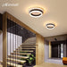 Hallway LED Chandelier Light Corridor Surface Mounted Acrylic Ceiling BackLight 20W Modern Lamp Lustres Lampadario AC85 260V|Chandeliers - Frontier General Hardware