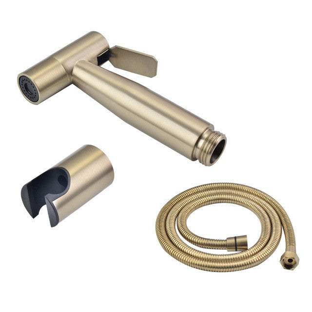 Handheld Bidet Spray Shower Set Toilet Sprayer Douche kit Bidet Faucet,Brushed Nickel,Rose gold Brushed gol 304 Stainless Steel|Bidets - Frontier General Hardware