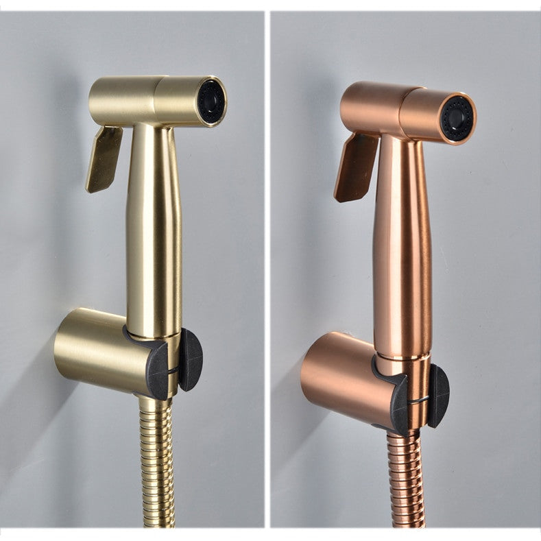 Handheld Bidet Spray Shower Set Toilet Sprayer Douche kit Bidet Faucet,Brushed Nickel,Rose gold Brushed gol 304 Stainless Steel|Bidets - Frontier General Hardware