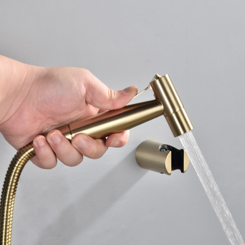 Handheld Bidet Spray Shower Set Toilet Sprayer Douche kit Bidet Faucet,Brushed Nickel,Rose gold Brushed gol 304 Stainless Steel|Bidets - Frontier General Hardware