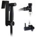 Handheld Brass Black Chrome Brushed Stainless Steel Wall hung Toilet Toilet Bidet Sprayer Corner Drain Valve Kit|Bidets - Frontier General Hardware